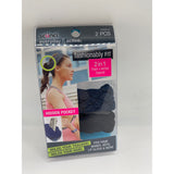 Scunci Everyday & Active Fashionably Fit 2 in 1 hair +wrist band 20455-A