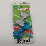 Scunci Christmas Hair Clips 2pcs 53588-P