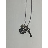 Compass Necklace for Women Sliver Tone