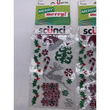Scunci U Got This Christmas Stickers 3 Packs of 1 Sheet 53589-P