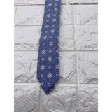 Skinny Tie Madness - Men’s Floral Tie Blue White SKM2102