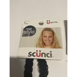 3-PK Scunci Beaded Headwrap Metallic Beads Hair Wrap Style 38214-A