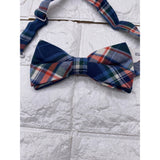 Skinny Tie Madness - Men’s Bow Tie Blue Multicolor SKM539