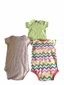 Baby Girls Lot 3pcs Size 0-3m T-Shirts