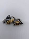 Classic Music Notes Charm Pin, Large Celebrity