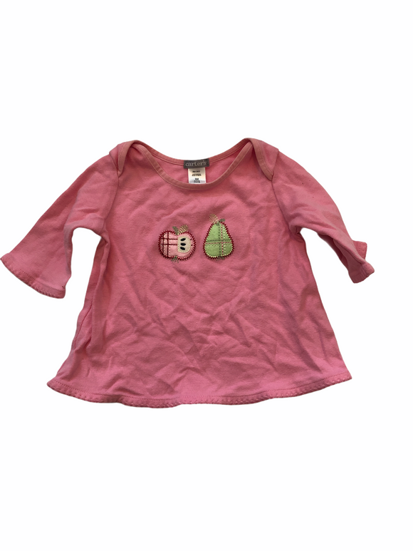 Carter’s Baby Girl Size 3m Pink Shirt