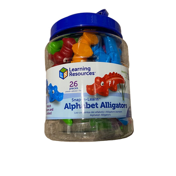 Learning Resources Snap-n-Learn Alphabet Alligators, Learning Essentials, 26