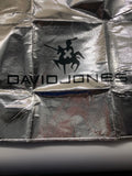 David Jones Glittering Non-Woven Shoping Light Tote Handbag Silver