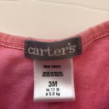 Carter’s Baby Girl Size 3m Pink Shirt