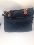 Gadikat Diaper Bag - XL Devon Collection New England Blue, Complementary Changing Pad Included