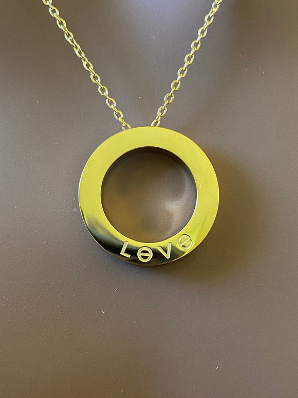 18K Gold Plated over Stainless Steel necklace