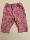 Disney Baby Baby Girls Pink Floral Pants Size 3m