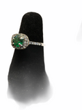 Elegant Fashion Women Sterling Sliver Plated CZ Wedding Jewelry Bridal Ring NWOT