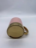 Gold Lined Ceramic Mug Rose Gold