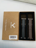 Men’s Watch Band Brown and Black 2 pcs