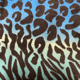 Kidgets Baby Girl Leopard Print Dress Blue Black Size 24m