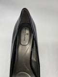 Bandolino Womens Shoes Black Heels Pumps Peep Toe Patent Leather