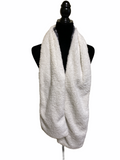 Women’s Gray Winter Fashion Scarf H7in L62in