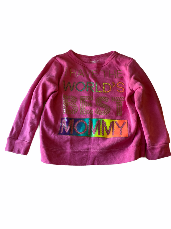 Garanimals Toddler Girls Size 3T Pink Sweat Shirt