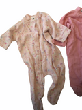 Gerber Baby Girl Size 0-3m Pajamas Lot 2pcs