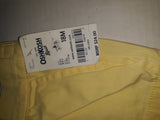 Oshkosh Bgosh Baby Girls Shorts Yellow Size 18 Months