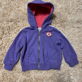 Converse All Star Hoodie Baby Girl Purple Pink Size 12m 75-80cm