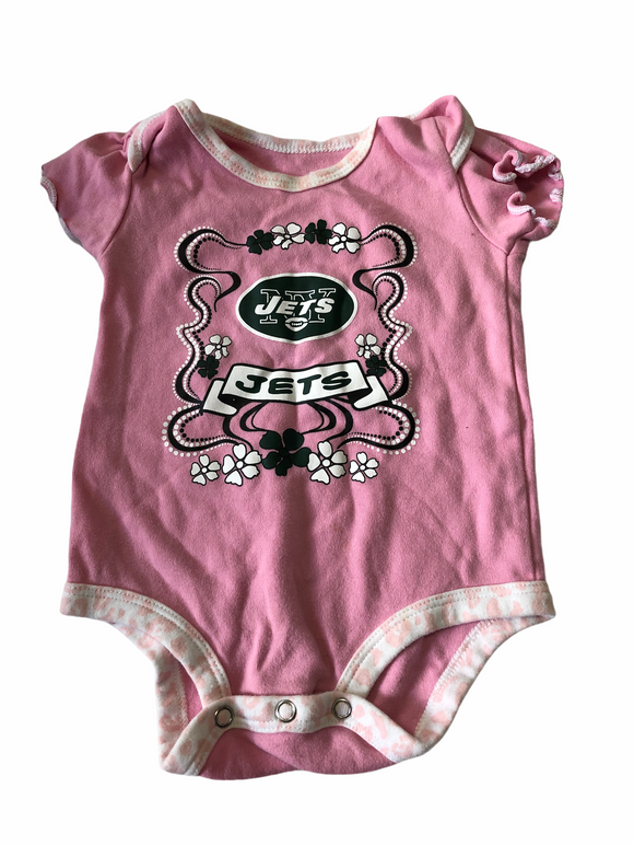 NFL JETS Baby Girls Pink T-Shirt Size 0-3m