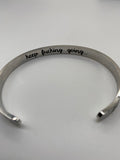 Graduation Bracelet for 2019 Quote Engraved Cuff