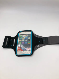 Universal Phone Armband 5.5 Black and Blue