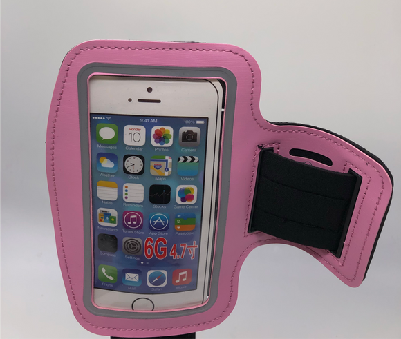 Universal Phone Armband 4.7 Pink and Black
