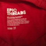 Epic Threads Girls Size 2T Red Shirt