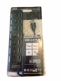 Usb 2.0 port High Speed Hub Black NWOT