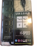 Usb 2.0 port High Speed Hub Black NWOT