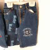 Trendy Girl Baby Girl Size 18m Blue Jeans Bundle 2 Pcs