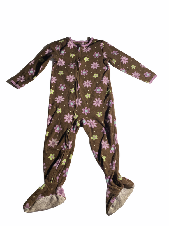 Carter’s Floral Just One Year Sleeper Toddler Girl Size 2T