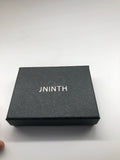 JNINTH Stylish Front Pocket Genuine Leather Wallets FRID Blocking Bifold Slim Wallet with Pull Tab Slot for Men Black