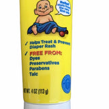 Boudreaux's Butt 2 Paste Tube - 4 Oz. New Diaper Rash Cream Diapering Zinc Oxiden