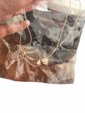 A'GACI Women’s Gold Heart Necklace Set