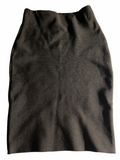 Shinestar Womens Pencil Skirt Black Stretch Elastic Waist Size S