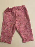 Disney Baby Baby Girls Pink Floral Pants Size 3m