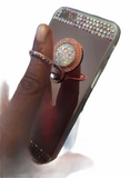 Luxury Crystal Rhinestone Bling Mirror IPhone 6 IPhone 6s  Phone Case NWOT