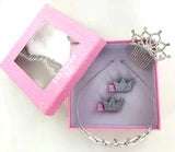 Tiara Crown Gift Set 4 Pieces for Girls