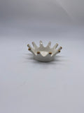 Ceramic Crown Multifunctional Tray White