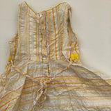 Youngland Girls Toddler Size 4t yellow Floral Sleeveless Summer Dress.