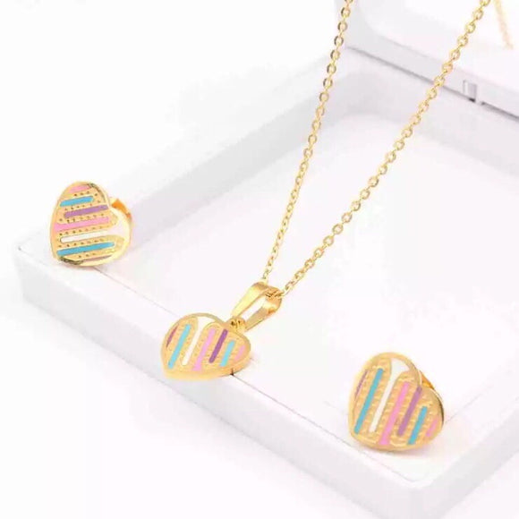 Xuanhua Multicolor Stainless Steel Jewelry Set