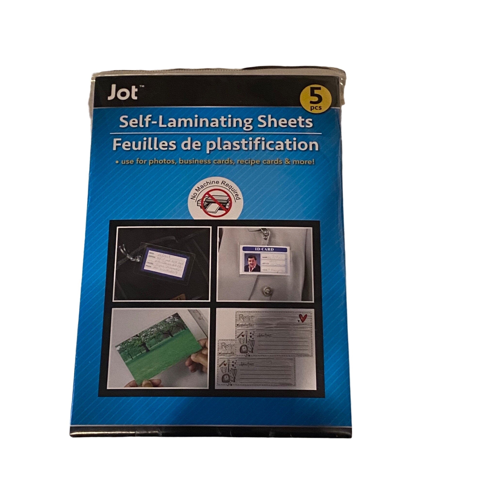 Jot Self Laminating sheets 5pcs 1 pack – LexTheSolution LLC Store