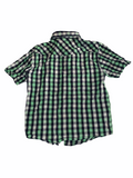 FUBU The Collection Boys Size 10 Green Short Sleeves Button Up