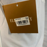 Ellen Tracy Halter Top White Sleeveless Shirt Size M Style Z7C2871ZR