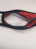 Fashion Cotton Zippered Face Mask Red