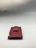 Carbon Fiber/Aluminum Wallet Minimalist Credit Card Holder Blocking Anti Scan Metal Wallet Money Cash Clip 4-10 cards RFID (Red)